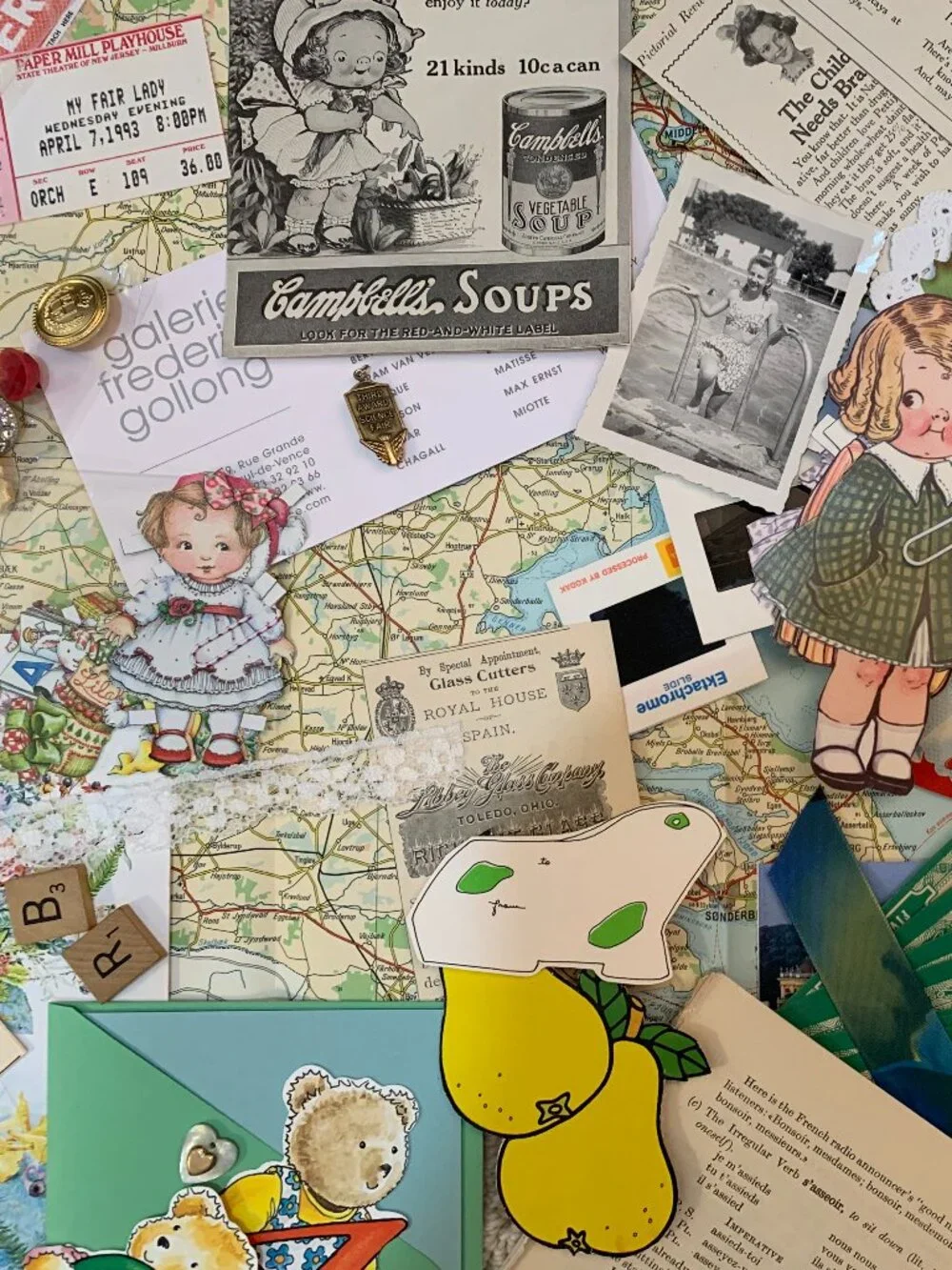 Vintage (and a bit of current) Ephemera for Junk Journaling.  Buyer gets ALL!